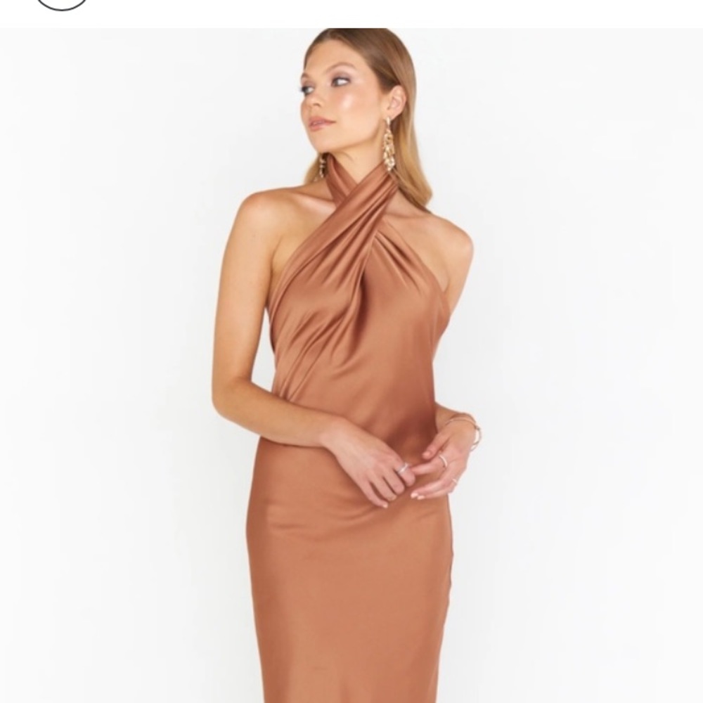 DO+BE HALTER MINI DRESS